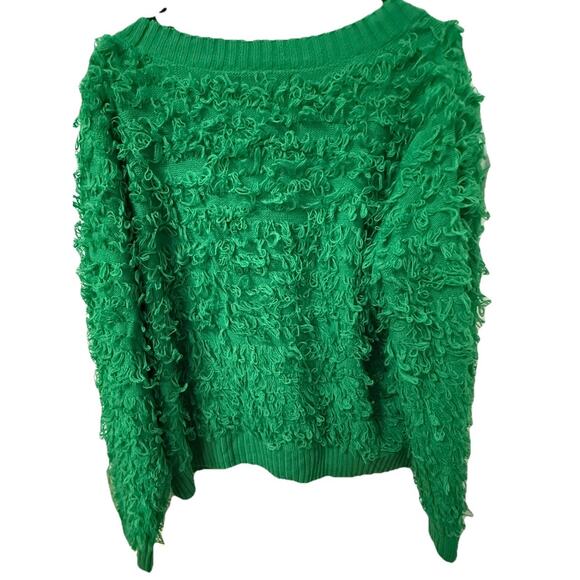 33 DEGREES Women’s Green Loop Cardigan Sweater Colorful Buttons Christmas XL - Picture 3 of 6